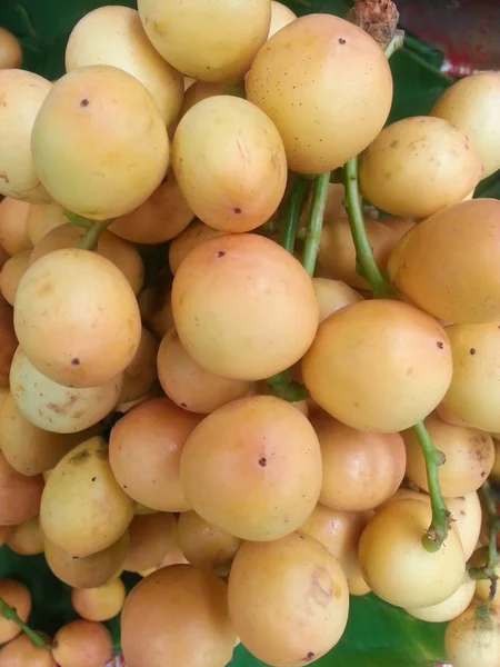 Burmese grape or Rambai , — Stock Photo, Image