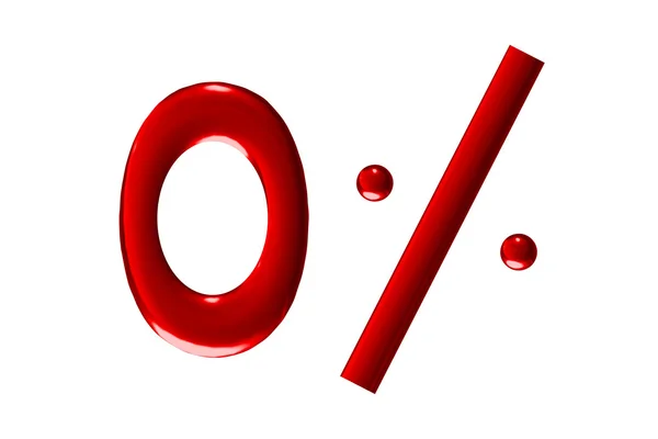 0% — Fotografia de Stock