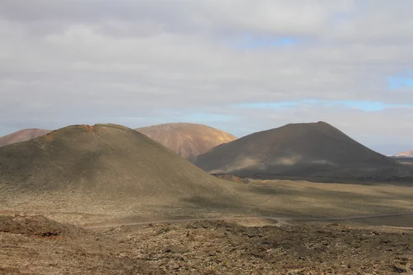 Národní park Timanfaya lanzarote Španělsko — Stock fotografie