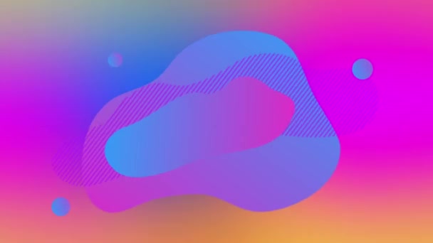 Animation Gradient Coloré Abstrait Avec Espace Pour Fond Texture — Video