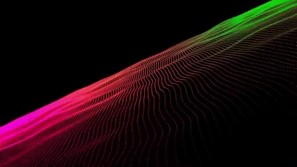 Animation Colorful Speed Lines Effect Abstract Background — Stock Video