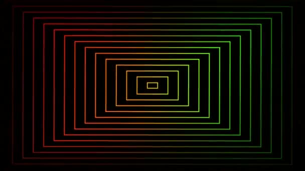 Анимация Красочные Линии Скорости Эффект Абстрактный Фон — стоковое видео