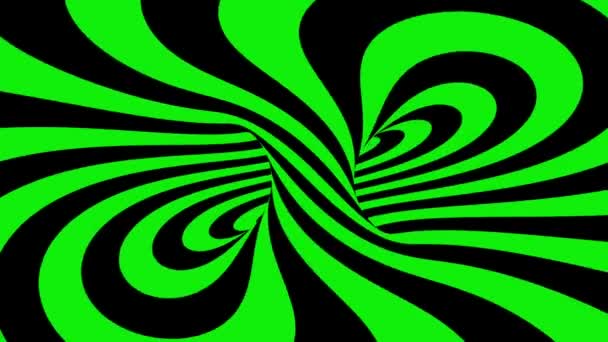Зеленые Линии Скорости Анимации Эффект Абстрактного Фона — стоковое видео