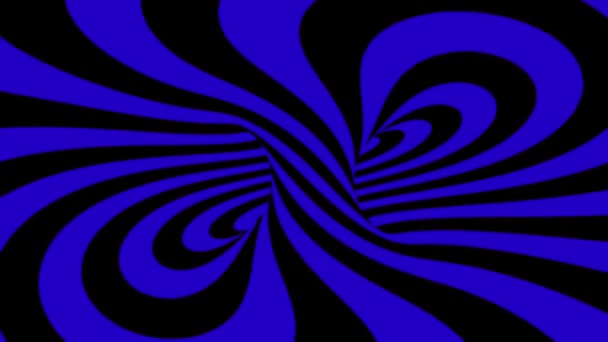 Animatie Blauwe Snelheidslijnen Effect Abstracte Achtergrond — Stockvideo
