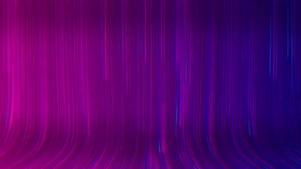 Анімація Фіолетових Ліній Швидкості Впливає Чорний Фон — стокове відео