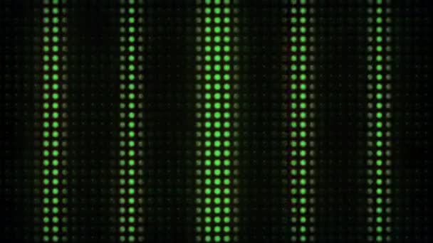 Animation Green Light Line Black Background — Vídeos de Stock