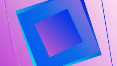 Animation colorful geometric shape for intro template pastel background.