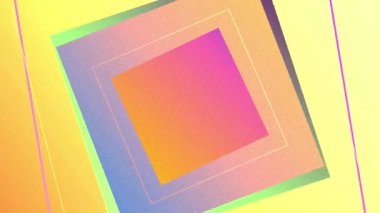 Animation colorful geometric shape for intro template pastel background.