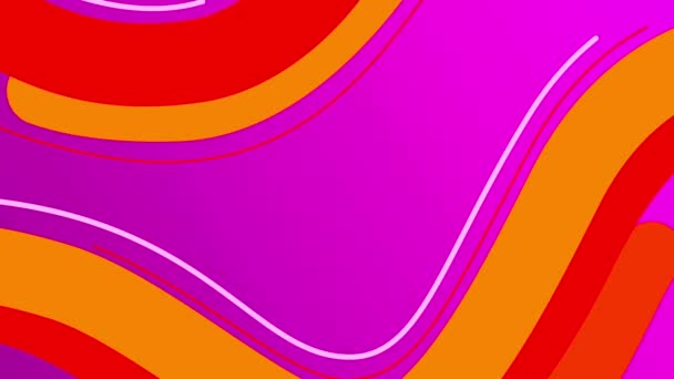 Анімація Барвиста Геометрична Форма Вступного Шаблону Пастельного Фону — стокове відео