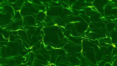 Renkli animasyon neon ışık ağı dalga soyut arkaplanı.