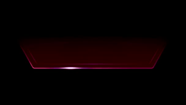Animation Barre Espace Rouge Hud Isoler Pour Texture — Video