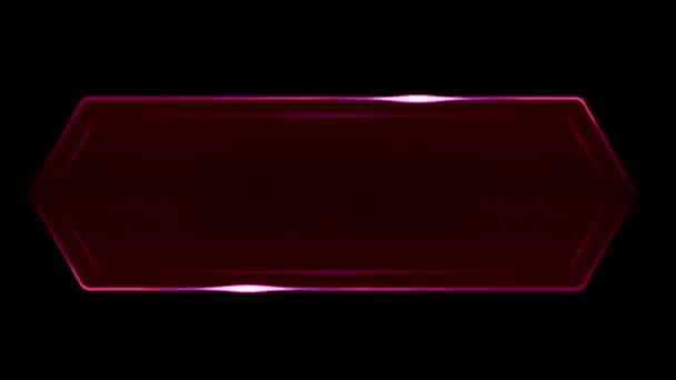 Barra Espaciadora Roja Animación Hud Isolate Para Textura — Vídeos de Stock