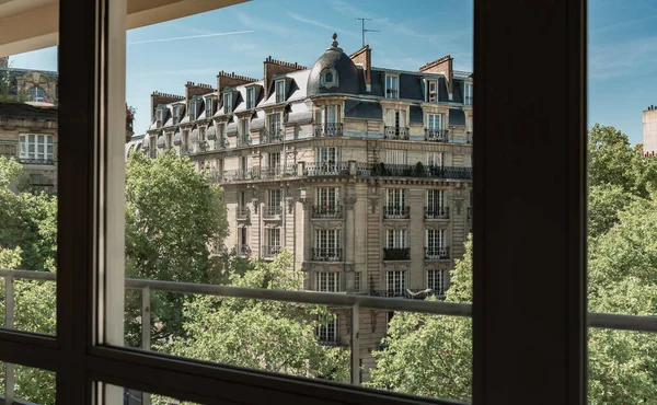 Typical Paris Architecture View Office Building Window Beautiful Old 19Th Stock Snímky