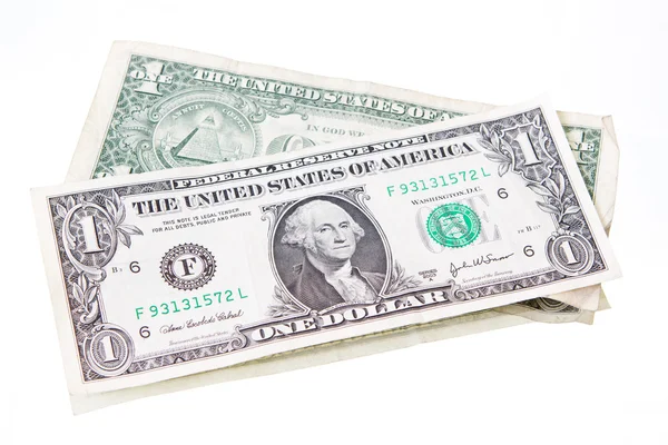 Isolated dollar bill — Stock Photo, Image