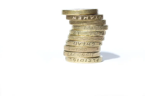 British Pound Coins — Stock Photo, Image