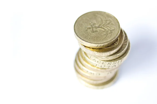 British Pound Coins — Stock Photo, Image