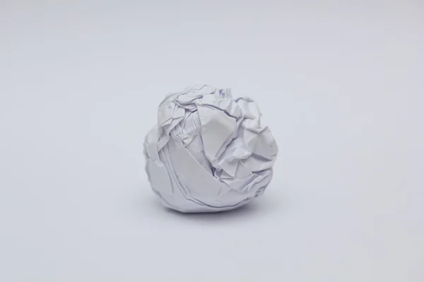 Bola de papel estragada — Fotografia de Stock