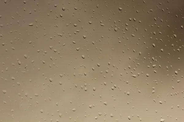 Raindrops On wet Glass — Stock Photo, Image