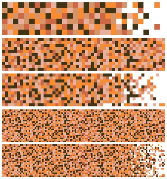 Pixel umění vektoru nápisy — Stockový vektor