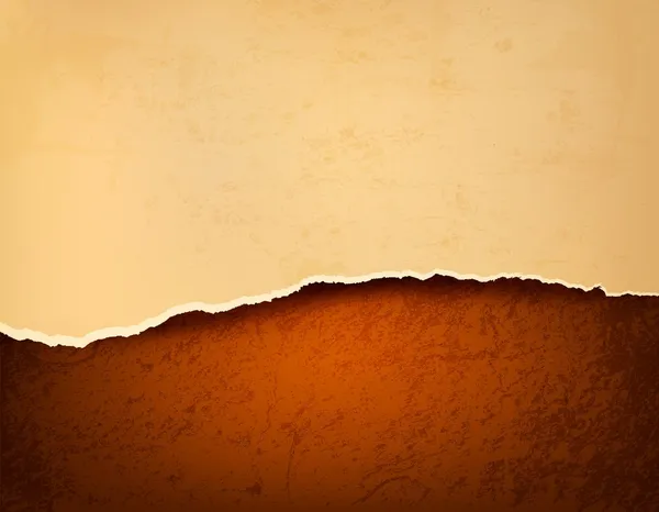 eski yırtık kağıt ve kahverengi deri Retro arka plan. vektör