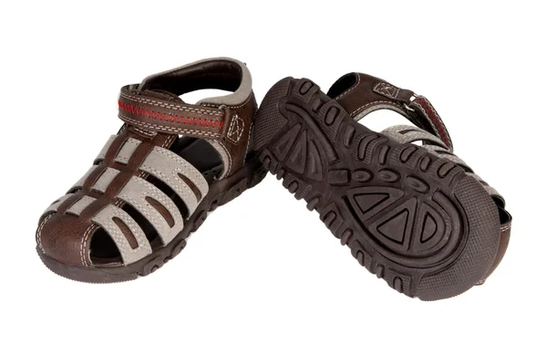 Baby boy's summer shoes — Stock Photo, Image