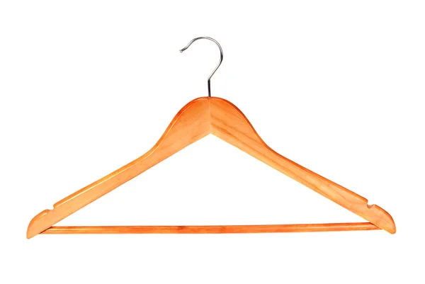 Wooden coat hanger — Stock Photo, Image