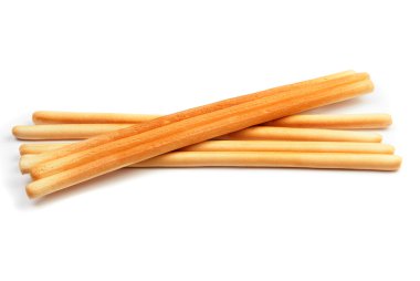 beyaz zemin üzerine breadsticks