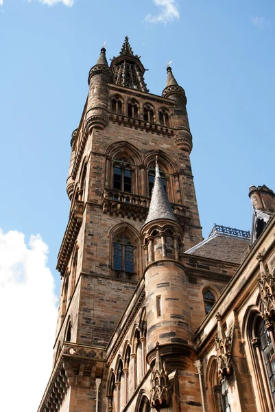 Torre sineira da Universidade de Glasgow — Fotografia de Stock