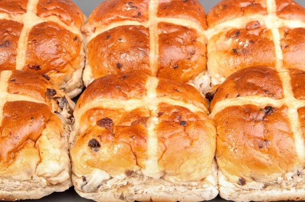 Heiße Crossbrötchen — Stockfoto