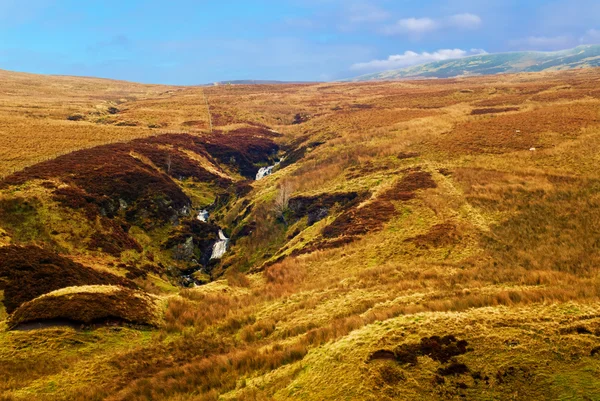 Hügelige Landschaft in Schottland — Stockfoto