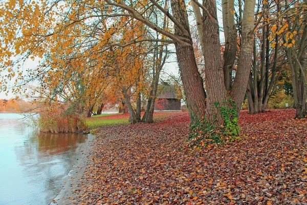 Herbst Heiligen See Neuen Garten Von Potsdam — Stockfoto