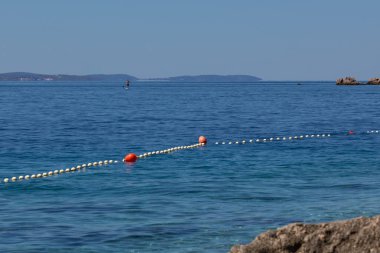 Hırvatistan 'ın Dalmaçya kentinde yaz zamanı