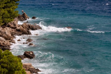 Kumsalda rüzgarlı bir gün