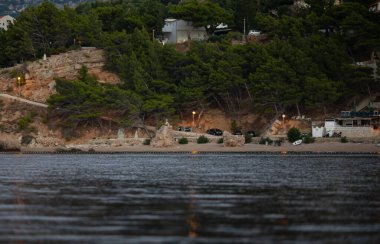 Hırvatistan 'ın Dalmaçya kentinde yaz zamanı
