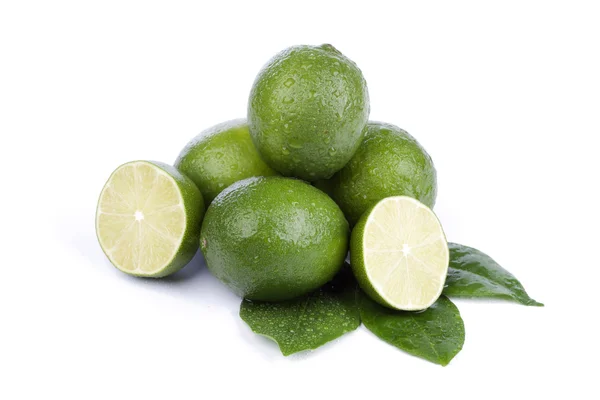 Limefrukter isolerade — Stockfoto