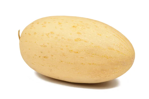 Fresh yellow cantaloupe melon isolated on white background — Stock Photo, Image