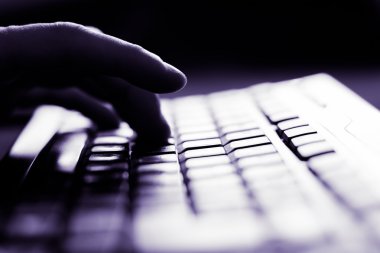 klavye closeup görünümü