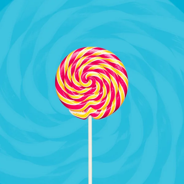 Pirulito espiral colorido — Fotografia de Stock