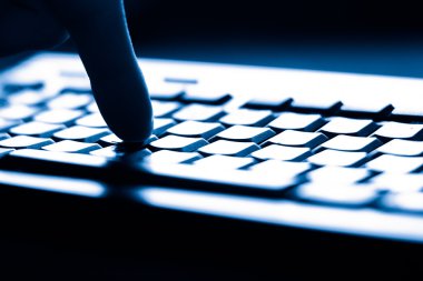 klavye closeup görünümü