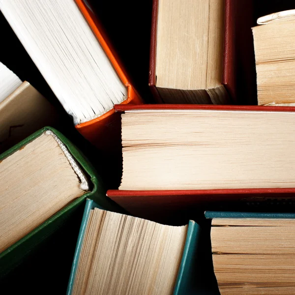 Old and used hardback books — Stock Photo, Image