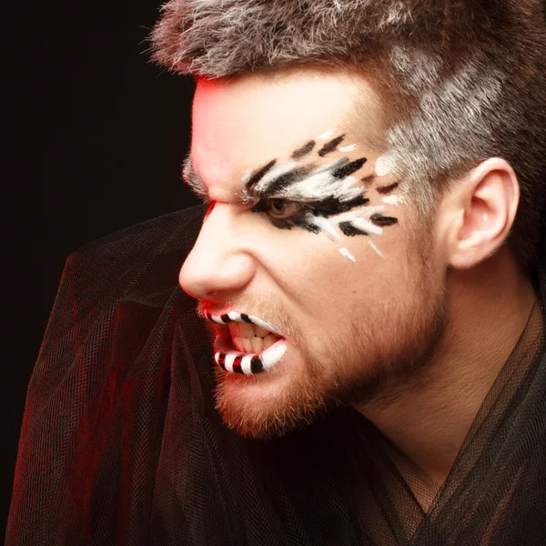 Portrait of the young shouting man. — Stock Photo, Image