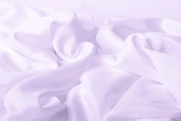 Білий шовковий текстурований тканинний фон — стокове фото