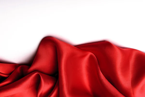 Smooth elegant red silk — Stock Photo, Image