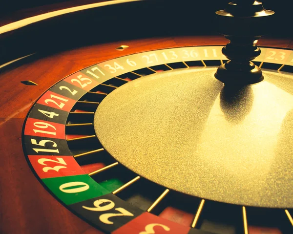 La vecchia ruota della roulette. serie di casinò . — Foto Stock