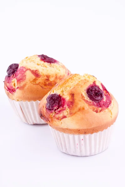 Muffin alla ciliegia — Foto Stock