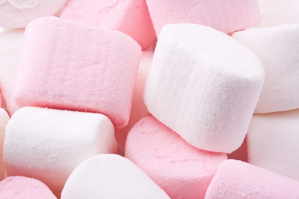 Pink and white marshmallows — Stock Photo, Image