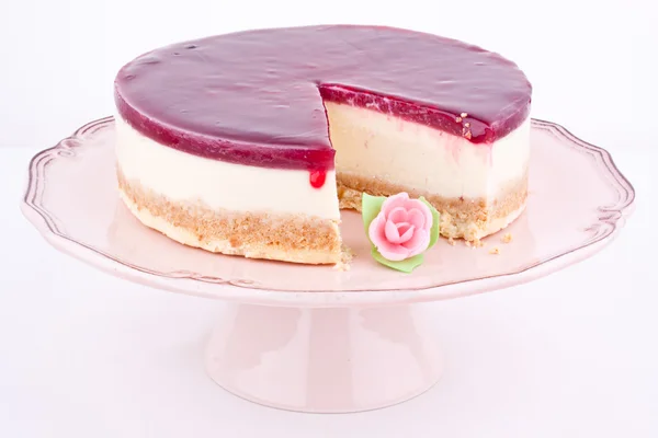 Cheesecake al lampone — Foto Stock