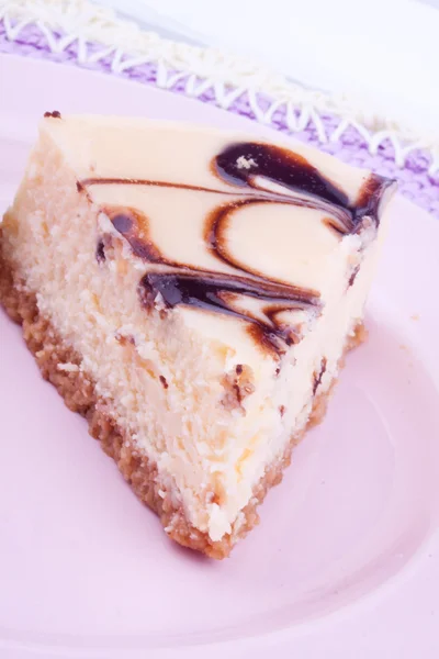 Choklad cheesecake — Stockfoto