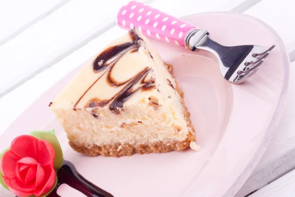 Choklad cheesecake — Stockfoto