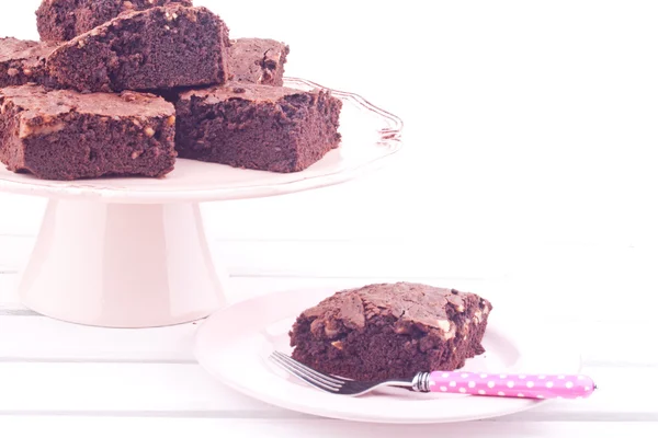 Brownie-Kuchen — Stockfoto